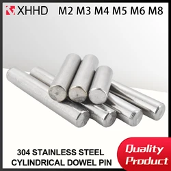 Cylindrical Lock Pins Fixing 304 Stainless Steel Cylindrical Dowel Pin Parallel Locating Fixed Shaft Solid Rod M2 M3 M4 M5 M6 M8