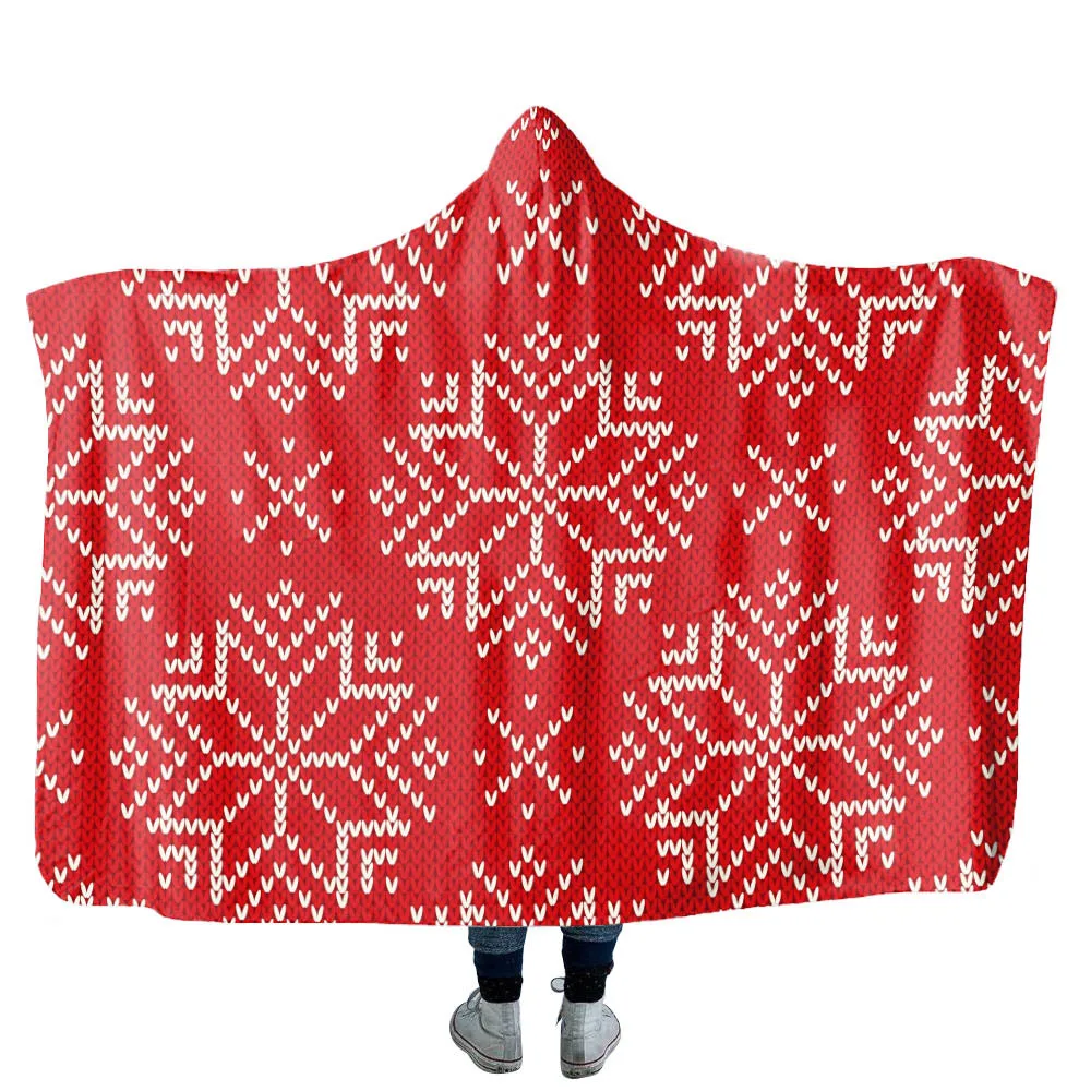 Customizable Casual Hooded Cloak, Flannel Lamb Wool, Polyester Custom-made Pictures Striped Plaid Solid Color Fonts Wholesale