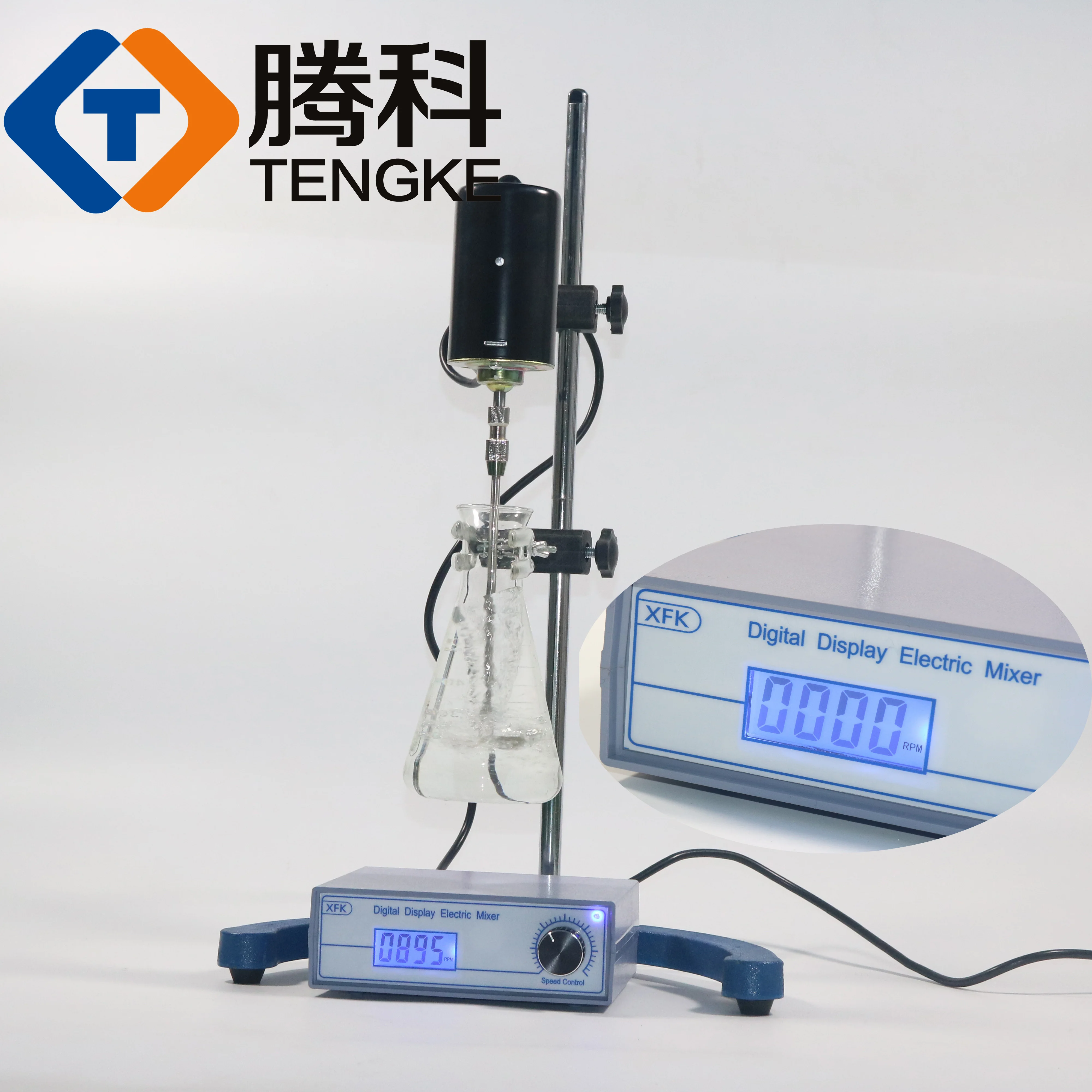 

Precision booster electric agitator for laboratory use Mechanical digital display adjustable speed agitator