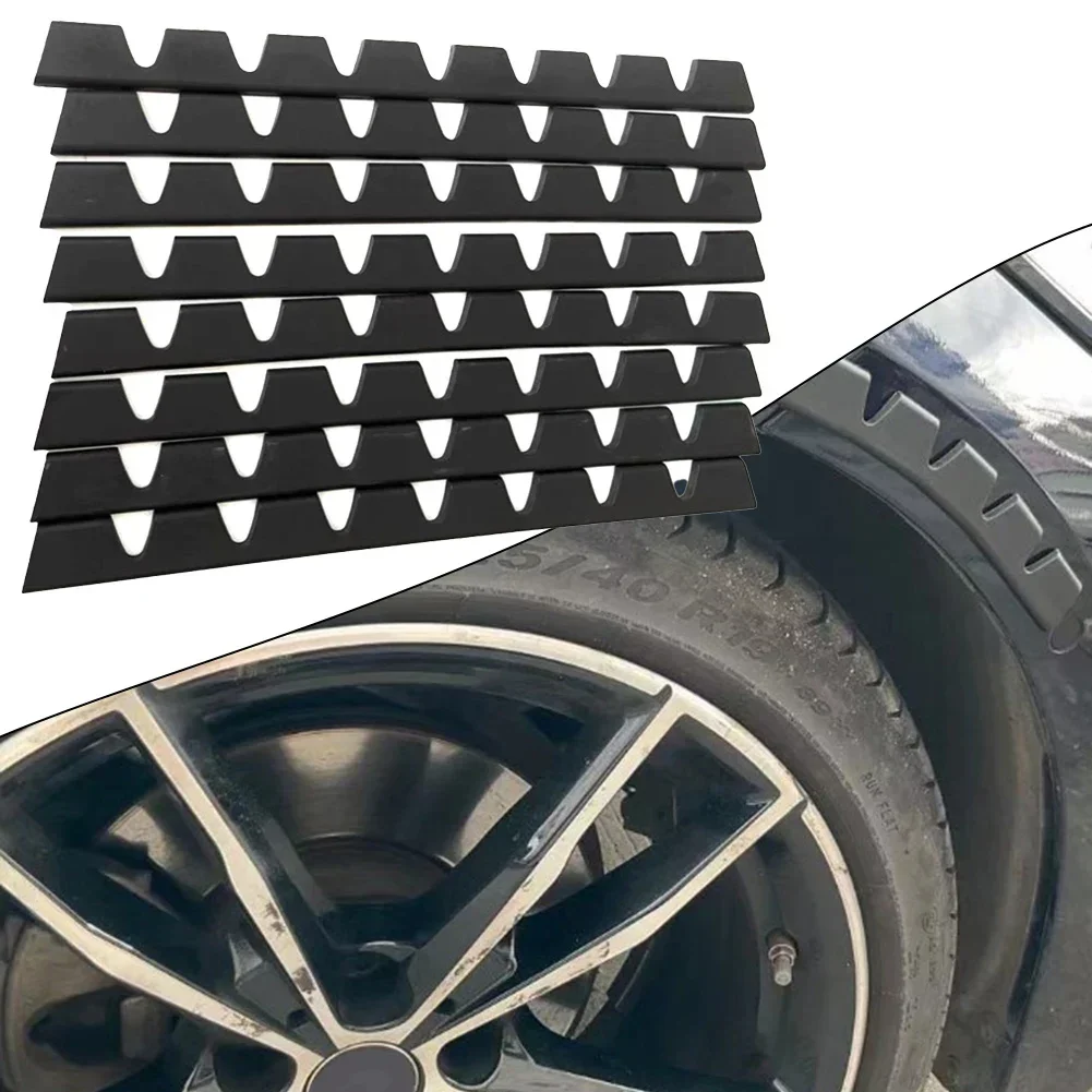 

8x Car Bumper Guard Anti-Scratch Kit Anti-Scratch Protector - Anti-Skid Plate - DIY Matte Black Car Front Lip - Anti-Collision D