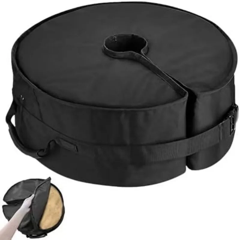 Sunshade Windproof Sandbags, in Round and Square Shapes, Large-Capacity Oxford Cloth Sandbags（Only Bag）