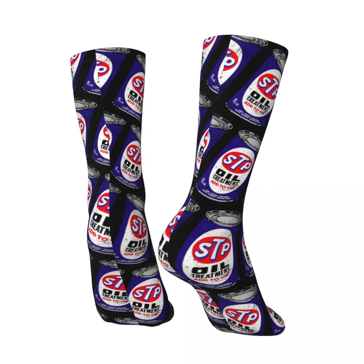 Happy Funny Men's compression Socks Eccentric Retro Harajuku STP Hip Hop Novelty Pattern Crew Crazy Sock Gift Printed