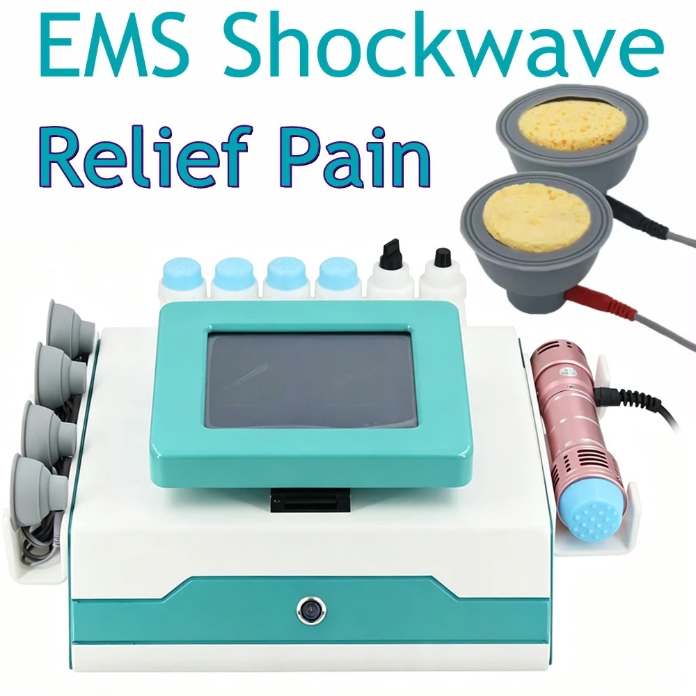 Professional Shockwave Therapy Machine EMS Electric Muscle Stimulation For ED Treatment And Plantar Fascitis Shock Wave Massage