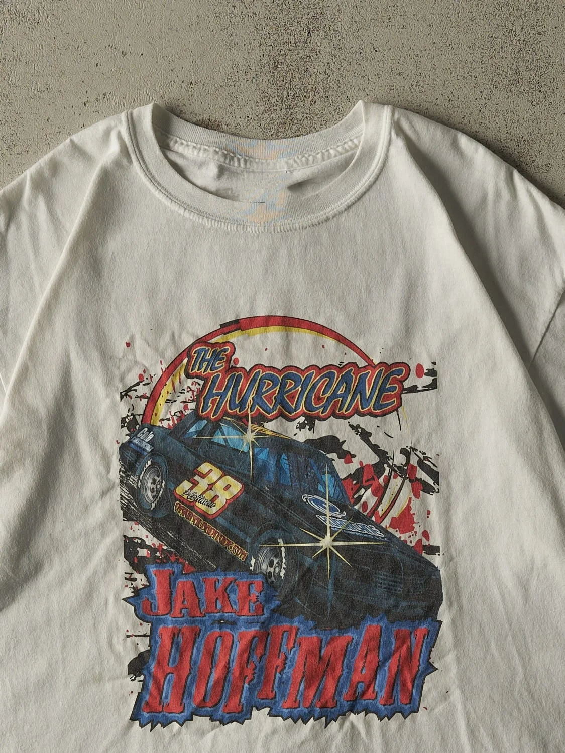 Vintage Jake Hoffman The Hurricane NASCAR Style Racing Graphic T-Shirt Cotton Men Women Streetwear Tee