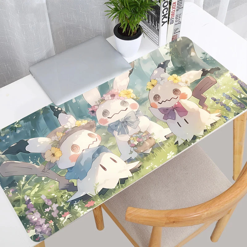 900*400 Large Mouse Pad Pokemon Pikachu anime Office Desk Mats PC Gaming Accessories XXL Mouse Pad Laptop Keyboard Mat