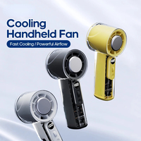 New Portable Refrigeration Small Air conditioner 100 Wind High-speed Mini Handheld Fan 3000mAh USB Outdoor Turbo Fan