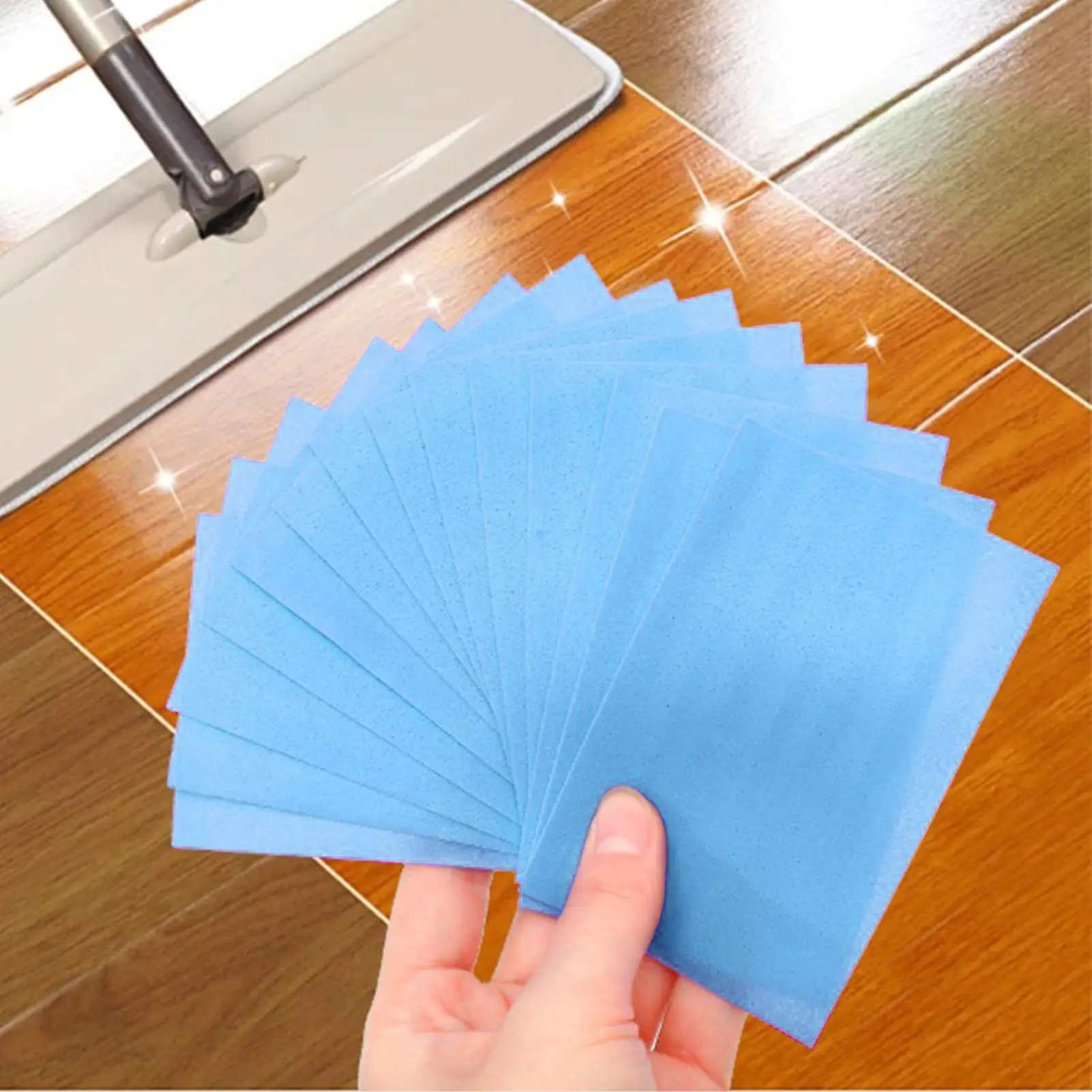 30pcs Floor Cleaning Sheets Concentrated Scented Stain Remover Multipurpose Dissolvable Floor Cleaning Sheets For Hardwood