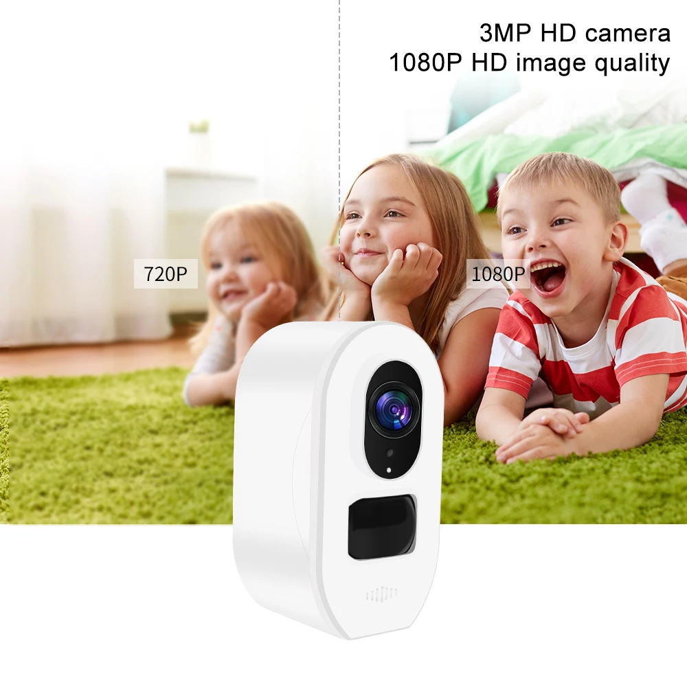 3MP 1296P 120Degree Bluetooth Tuya App Low Comsunption Solar Power 4G/ IP Camera IR Night Vision Home Security CCTV Baby Monitor