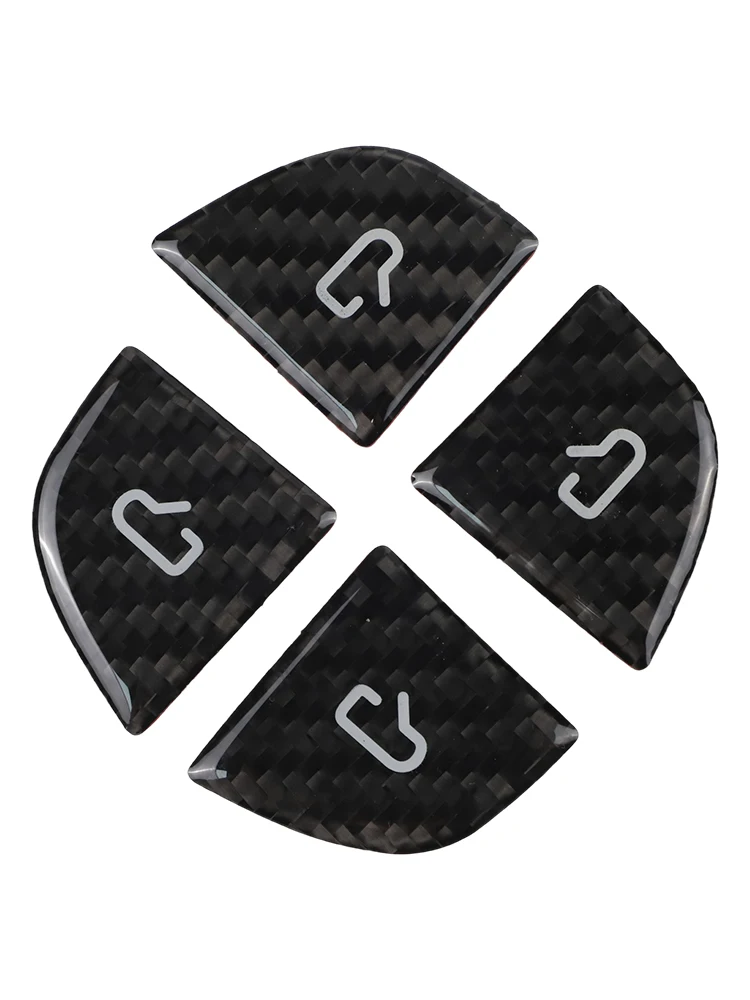 4PCS For Tesla Highland​ 3/Y 2024-2025 Car Window Switch Decorating Part Door Switch Button Sticker Patch Trim Cover Accessories