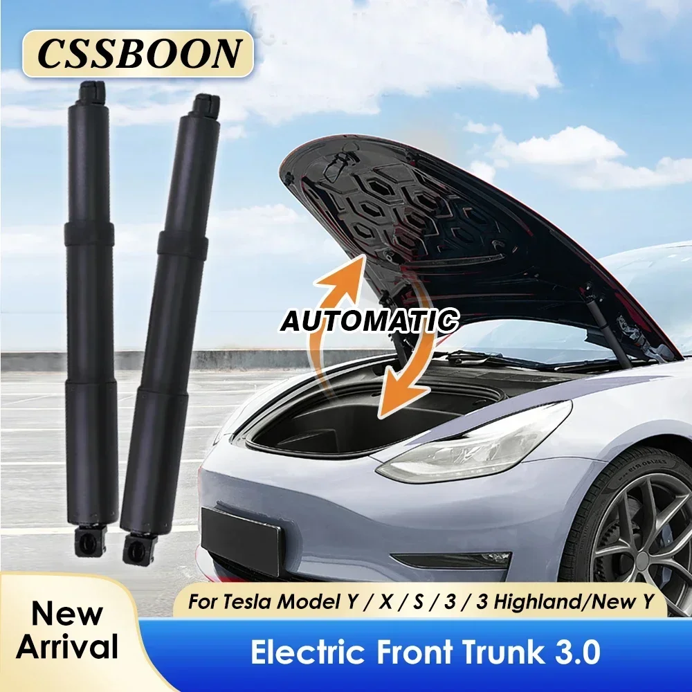 

CSSBOON Automotive Car Accessories Electric Power Front Frunk For Tesla Model 3/y Model X Model S Auto lifting Front Cover