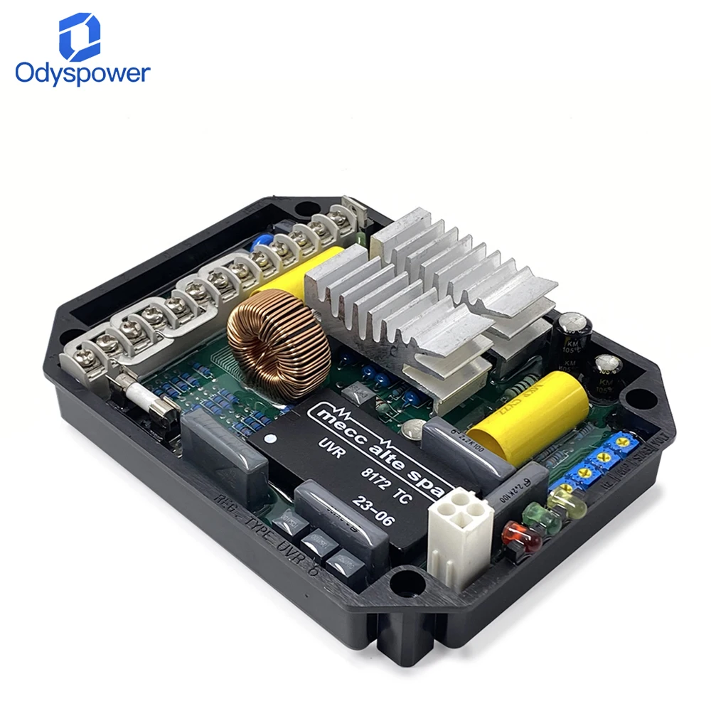 UVR6 AVR Automatic Voltage Regulator Stabilizer, Replacement Control Module for Mecc Alte Generator Alternator Genset Spare Part