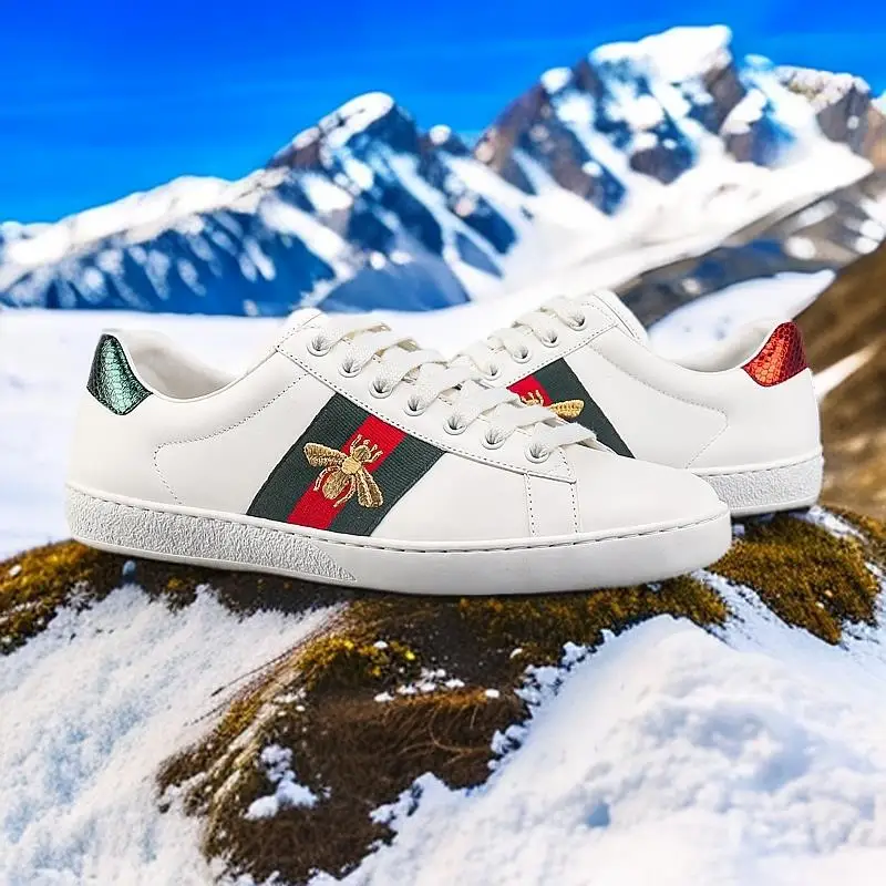 

Fall Winter 2024 New Athleisure Men's Shoes Anti-slip Wear-Resistant Platform Sole Versatile Retro Sneakers Girls