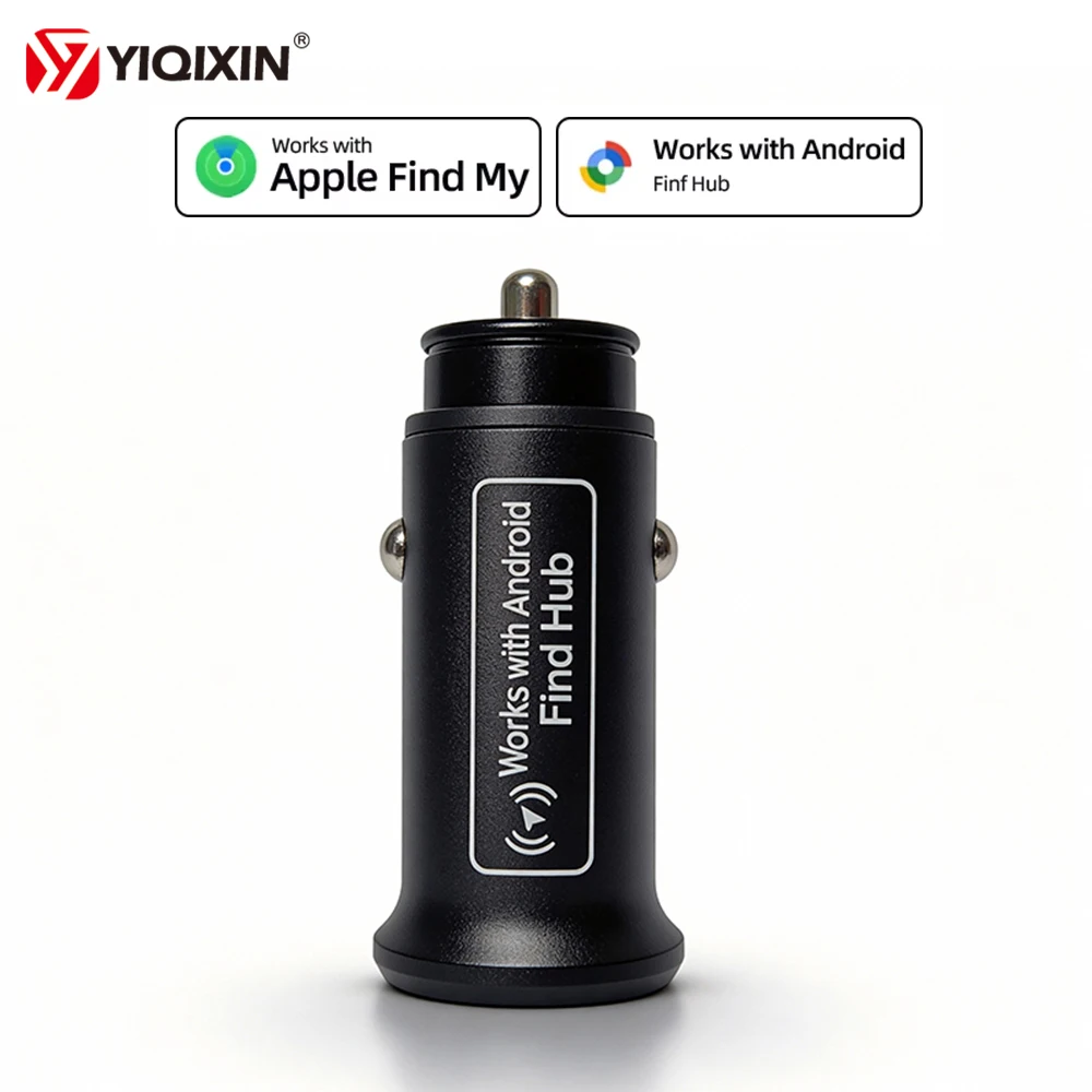 Chargeur de voiture 30W USB Type C avec localisateur GPS anti-perte, allume-cigare pour Apple Find My et Android Find Hub APP, traceur de véhicule