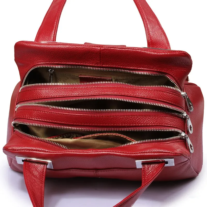 Genuine Leather Handbag Soft Skin Bag Luxury Brand Female Pouch Crossbody Bags for Women Fashion Shoulder Messenger  Handbags