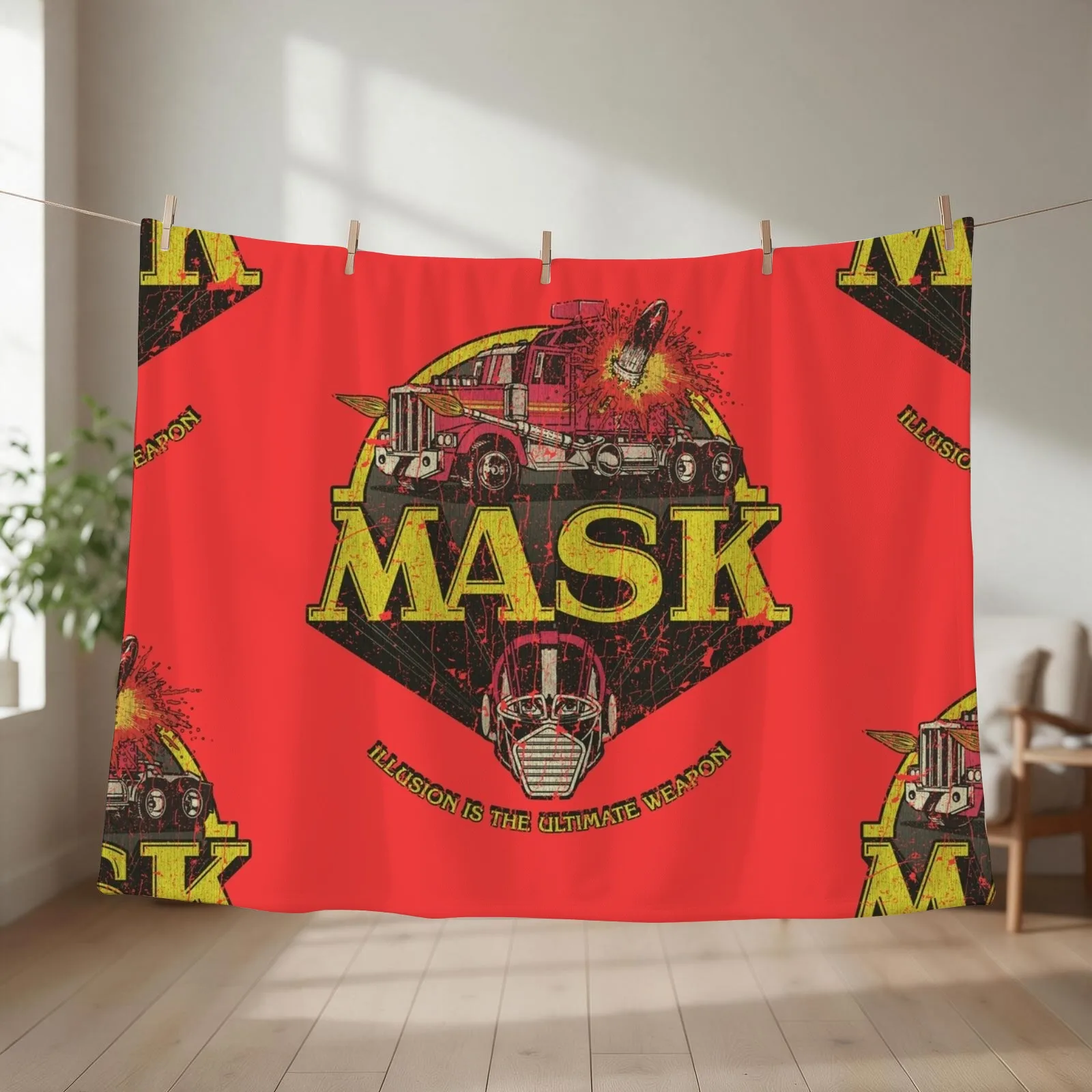 M.A.S.K. - Mobile Armored Strike Kommand 1985 Throw Blanket Blankets For Baby Thin Winter beds Sofa Blankets