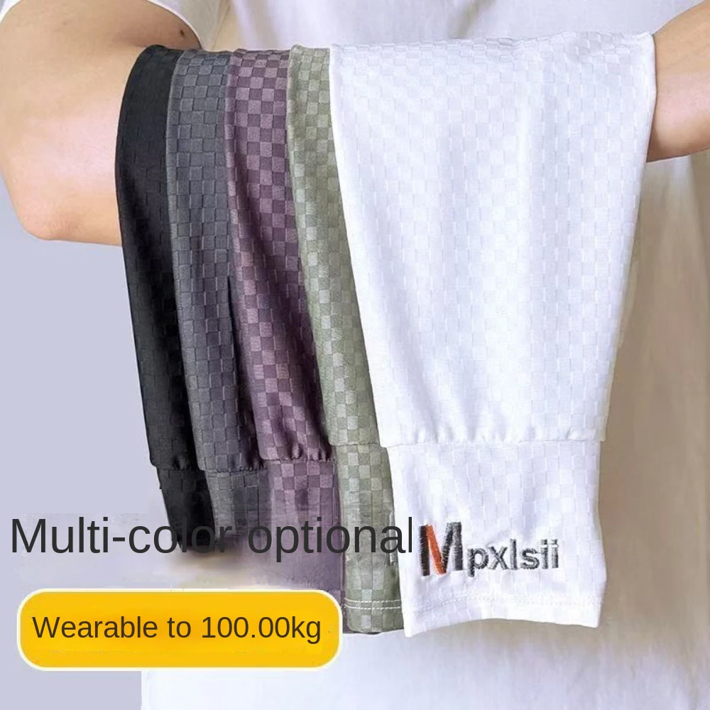 حماية الذراع قابلة للتنفس، أكمام طويلة من الحرير الجليدي، أغطية ذراع مرنة واقية من الشمس، أكمام ثلجية شبكية، قفازات ركوب الدراجات في الهواء الطلق #2