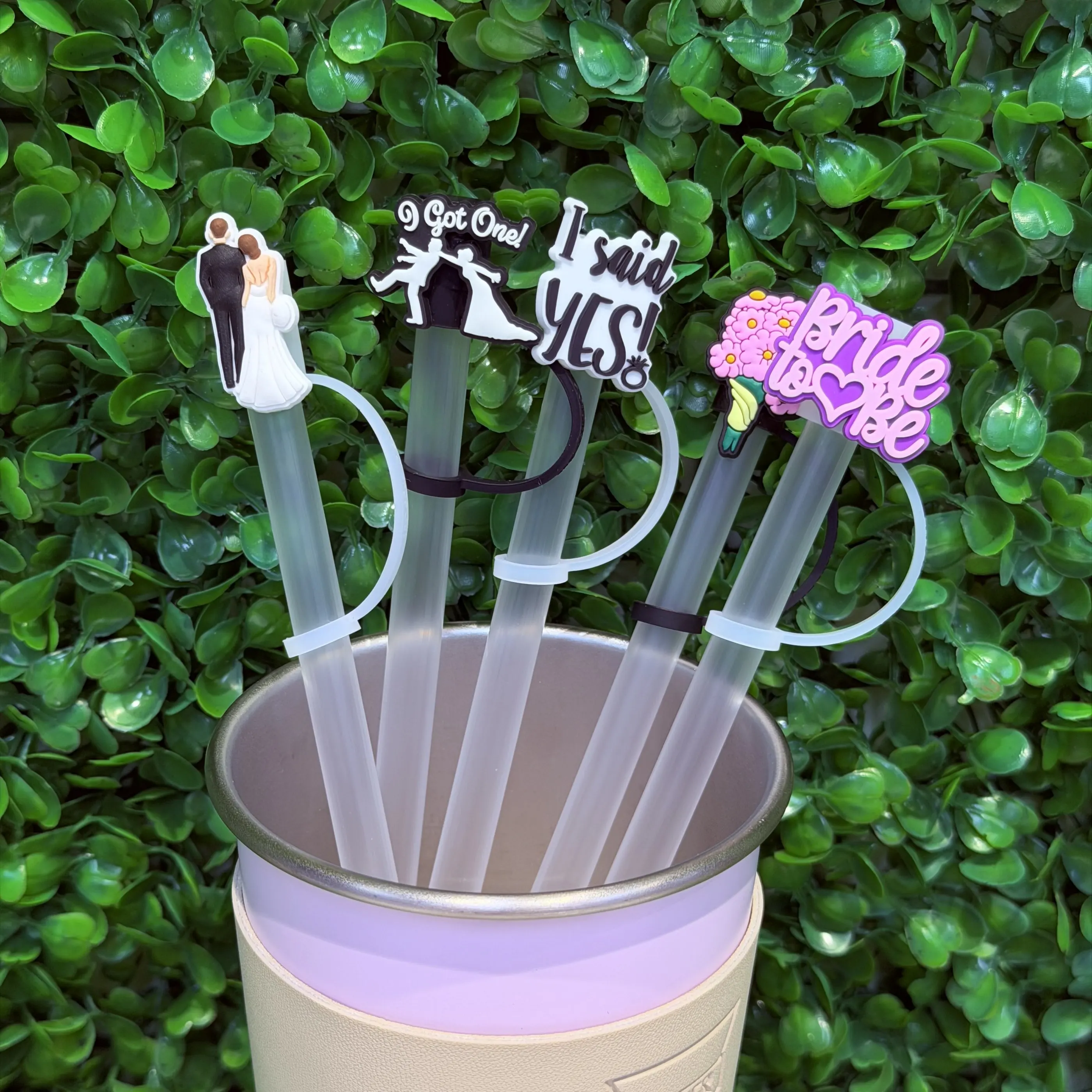 1-14Pcs Cartoon Game Straw Cover Cap Drink Straw Plug Reusable Dustproof Splash Proof Drinking Cup Straw Topper Kids Party Gift