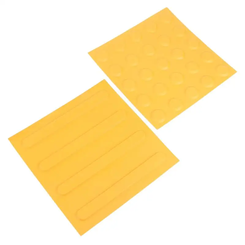 PVC Tactile Paving Tiles Anti Slip Surface Long Lasting Performance Sidewalks Public Spaces Blind Paths No Wear Safe
