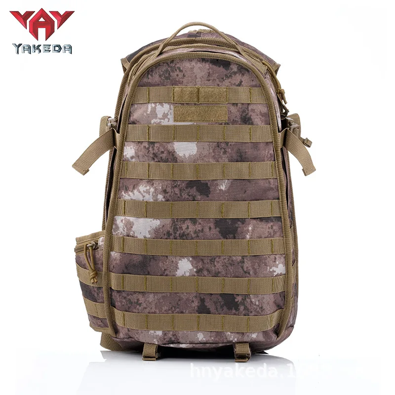 YAKEDA Tactical Military Backpack Men\'s Outdoor 600D Oxford 40L Waterproof Molle Sport Bag City Travel Camping Hunting Rucksack