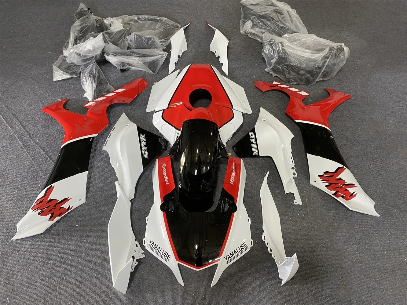 JUN Fit For Yamaha YZF R1 2020 2021 2022 2023 2024 2025 YZF-R1 New ABS Full Set Fairings Painted Bodywork Motorcycle Fairing Kit