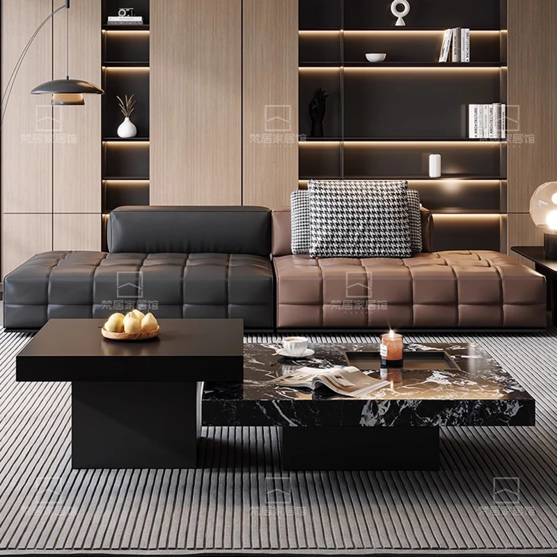 طاولة القهوة Nordic Creative Rock Slab - طاولة القهوة الحديثة الفاخرة لغرفة المعيشة |   مصمم أثاث منزلي Mesas FYCT