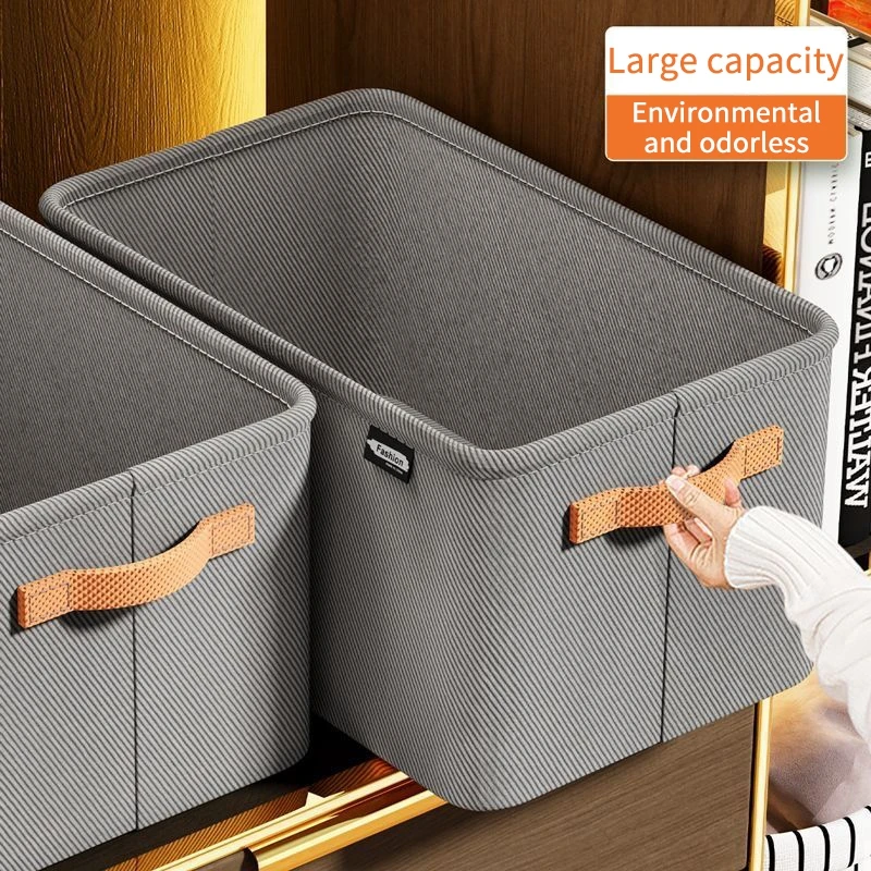 1/2/3PCS Foldable Storage Bags Thicken Clothes Organizer Closet Clothing Pants Drawer Organizers Toy Sundries Storage Box Case