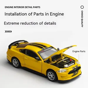 CCA-DIY Özelleştirilmiş Ford Mustang Alaşım Araba Modeli Kiti, araba, yarış, benzersiz, tahsil, amatörler ve meraklıları için, ölçek 1: 43 am Araba için en iyi 10 satış-kendin yap - №4