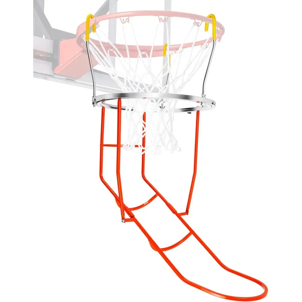 

Enhanced Basketball Shot Trainer: Durable 360° Rotating Chute Attachment for Portable Ball Return Training, Suitable for Indoor