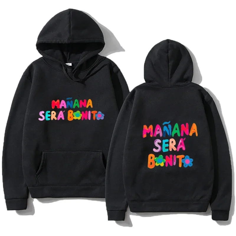 Men's Hoodies Manana Sera Bonito Bichota Karol G Women Sleeve Print Women Graphic Hooded Sweatshirt O Neck Trendy Clothes