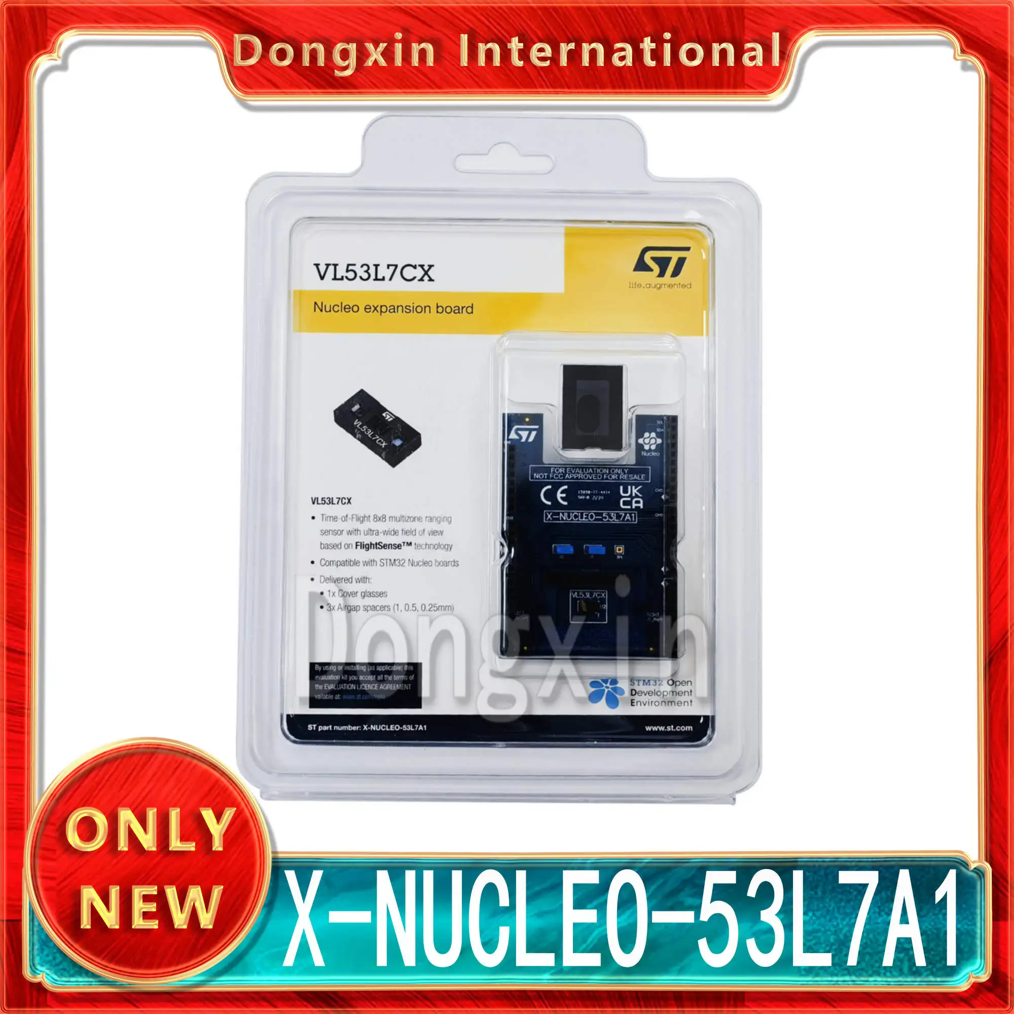 X-NUCLEO-53L7A1 STM32 Nucleo plate extension plate VL53L7CX distance sensor