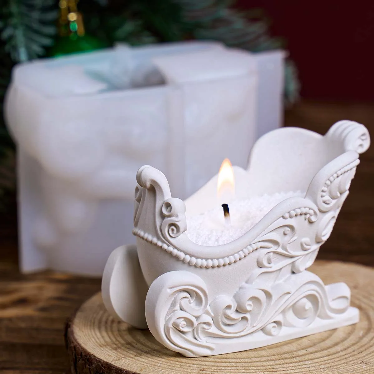 3D Christmas Sleigh…