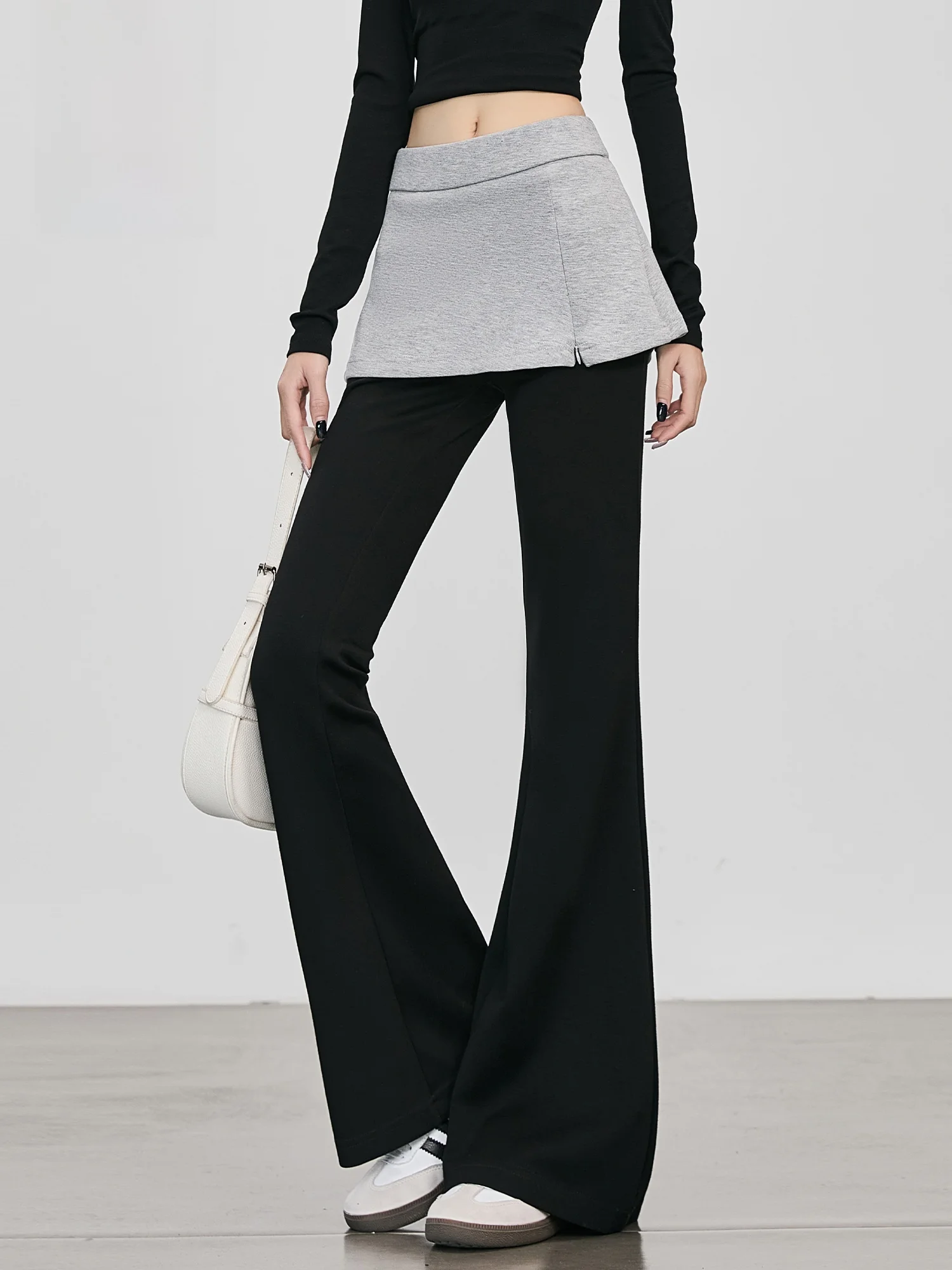 الأمريكية Sle منخفضة الخصر جرس بوت سراويل تقليدية المرأة مثير شيك اليوغا السراويل Bla مايكرو متوهج بنطلون بواسطة itCHOCOOLATE