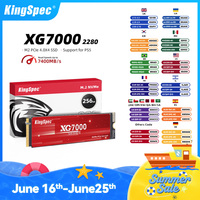 KingSpec SSD PCIe4.0 1TB 2TB 4TB M2 NVMe Drive M.2 2280 512gb 7400mbps Nmve Hard Disk Gen4 Internal Solid State Drives for PS5