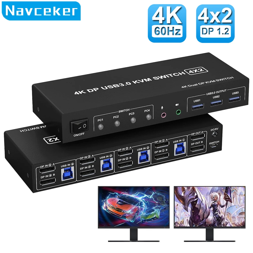 Navceker Kvm Switch… - image
