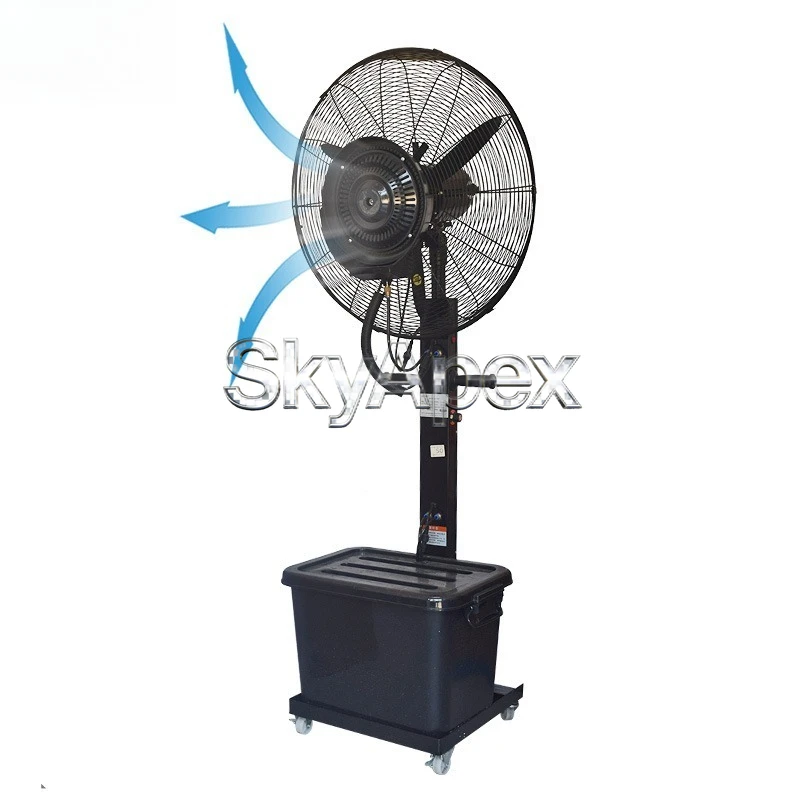 

Factory Direct Spray Cooling Fan 3 Speed Regulation Large Water Tank Industrial Fan For Warehouse Restaurant Outdoor Cooling
