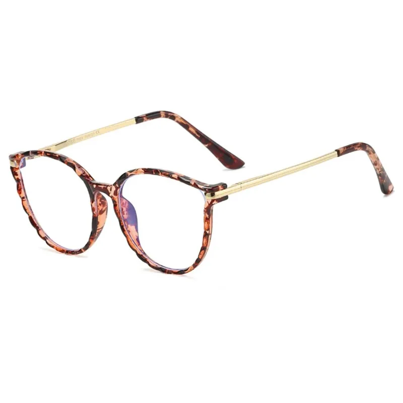 Óculos retrô TR90 anti luz azul para homens e mulheres, óculos de armação óptica, óculos florais coloridos, alta qualidade, nova moda feminina