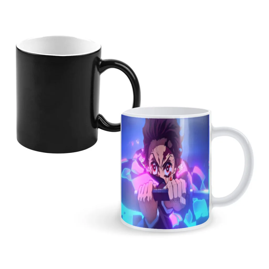 

Ghost Killing Blade Tanjiro Nedouzi Custom Magic Mugs Cup Colour Changing Cup Heat Activated Any Photo or Text Printed on Mug