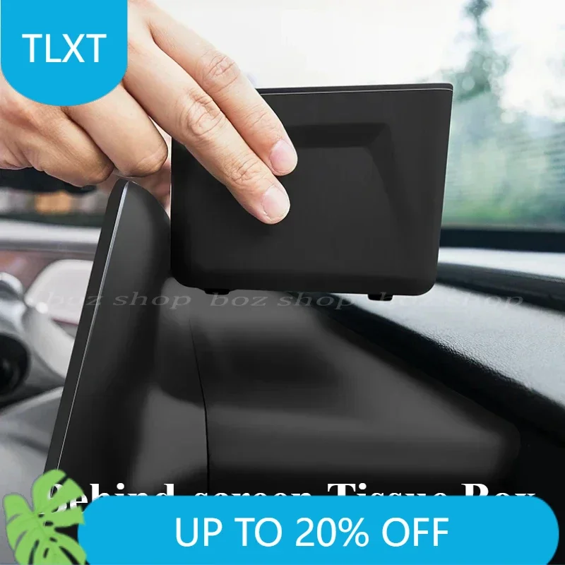 

For Xpeng P7 P7i with Storage Function Behind-screen Tissue Box ETC Bracket Car Accessories Modification