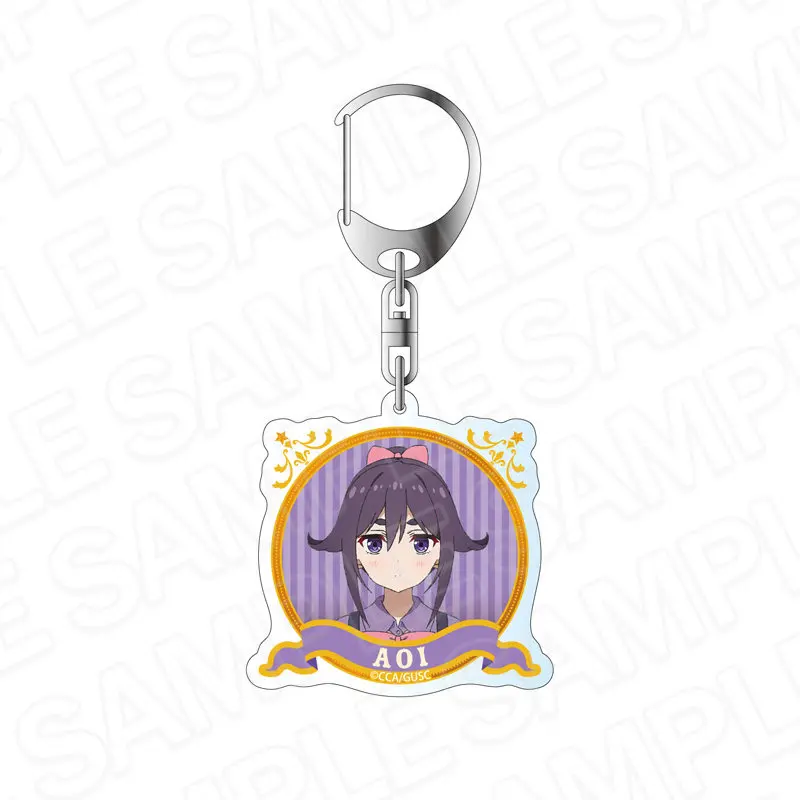 Anime Grow Up Show: The Sunflower Circus Troupe Mizuka Tsurumaki Acrylic Pendant Keychains Bag Decorations