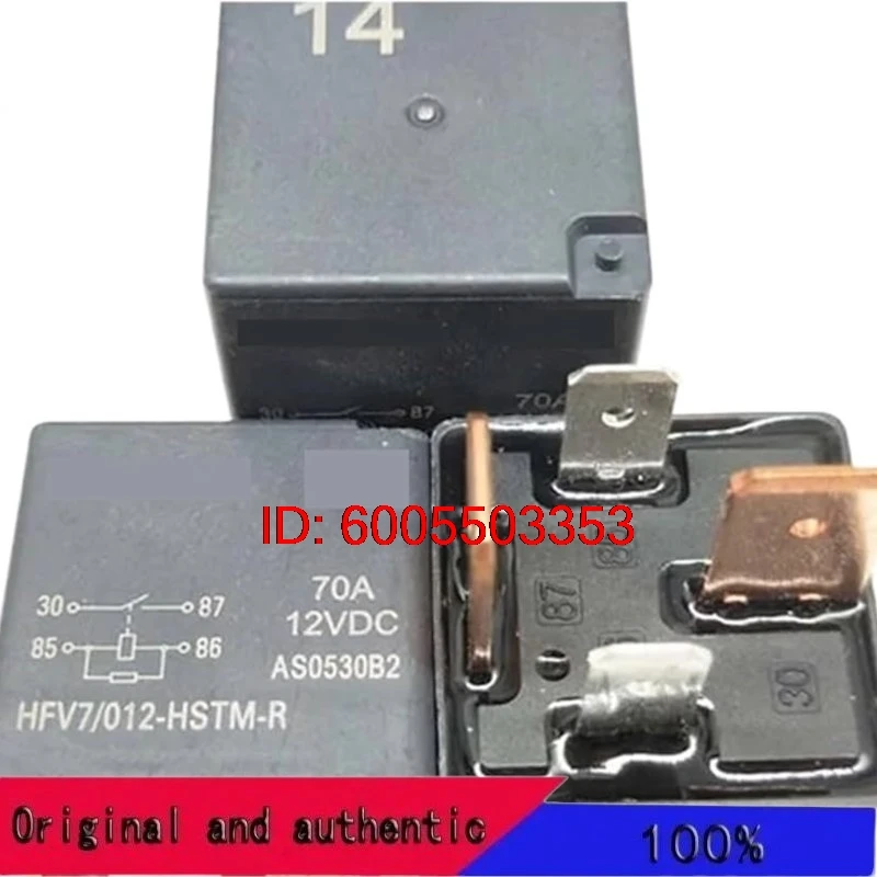 1PCS/LOT HFV7 012-HSTM-R 12VDC Hongfa Automotive Central Control Electronics Electromagnetic DC Power Relay 70A