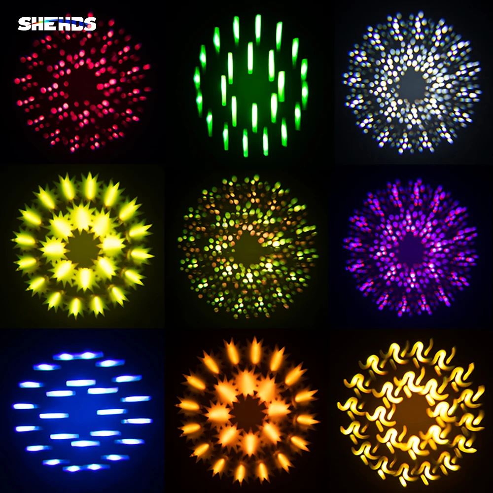 Imagem -06 - Shehds-beam Bulb Moving Head Lighting Rotatable Honeycomb Prisma para Disco Concert Party Stage Light Effect 230w 7r