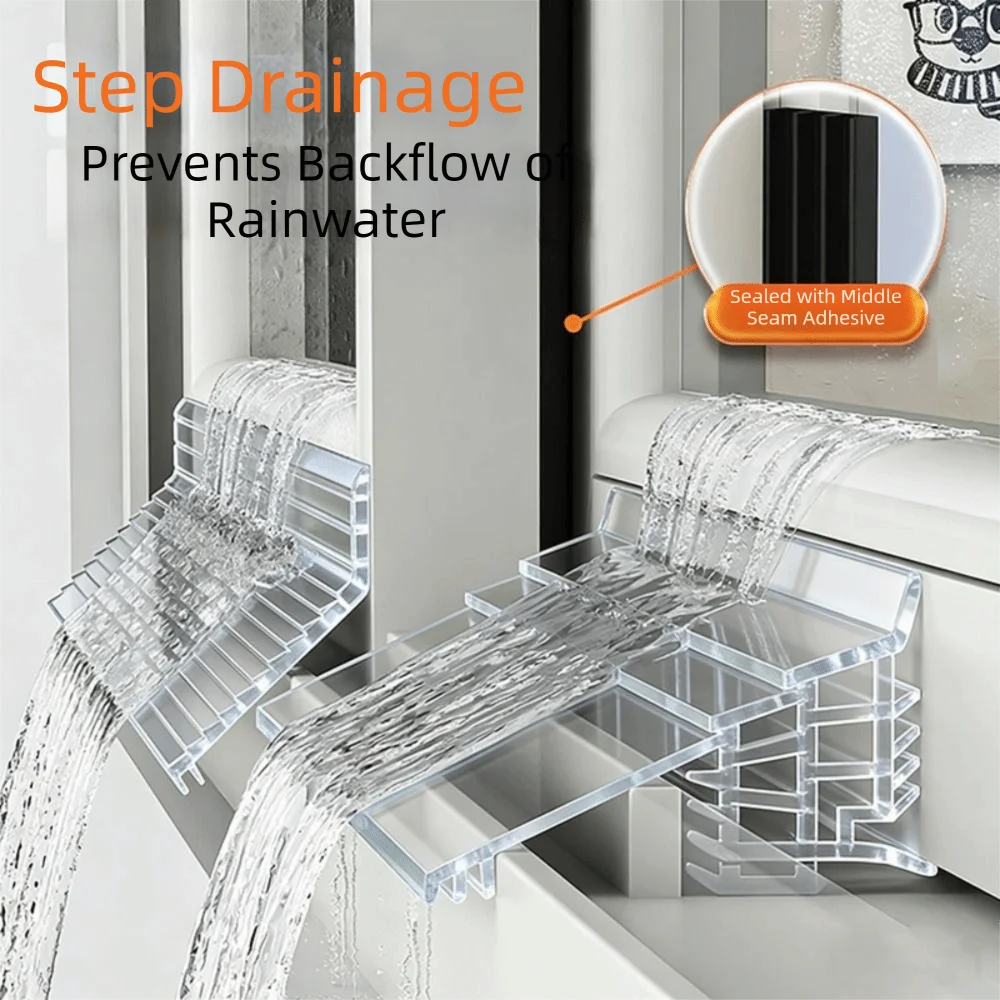 

1m Self Adhesive Strip for Window Waterproof Windproof Window Blocking Board Windows Water Retaining Strips