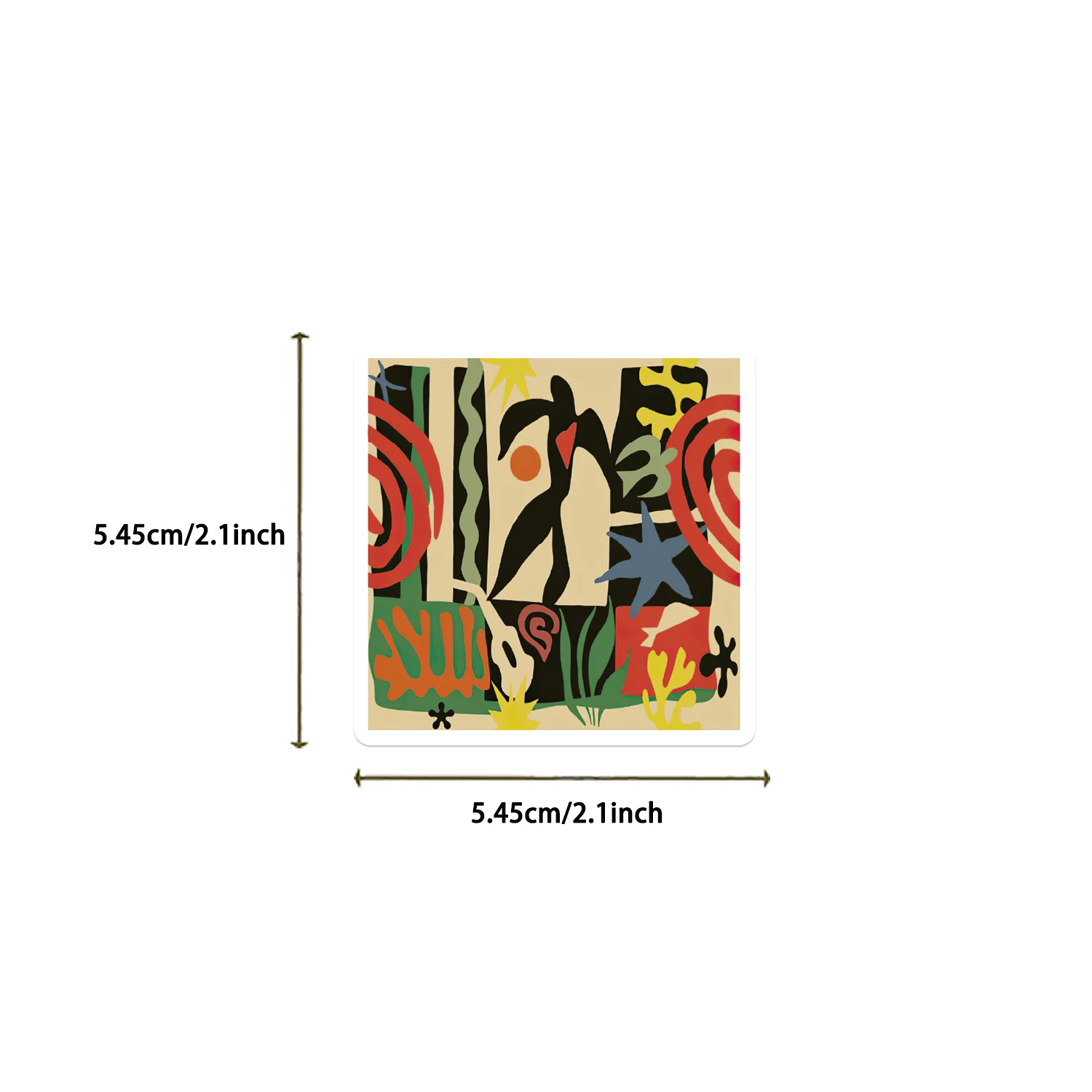 50 Stuks Matisse Stijl Sticker Abstracte Kunst Poster Schilderij Skateboard Telefoon Laptop Bagage Cool Graffiti Stickers
