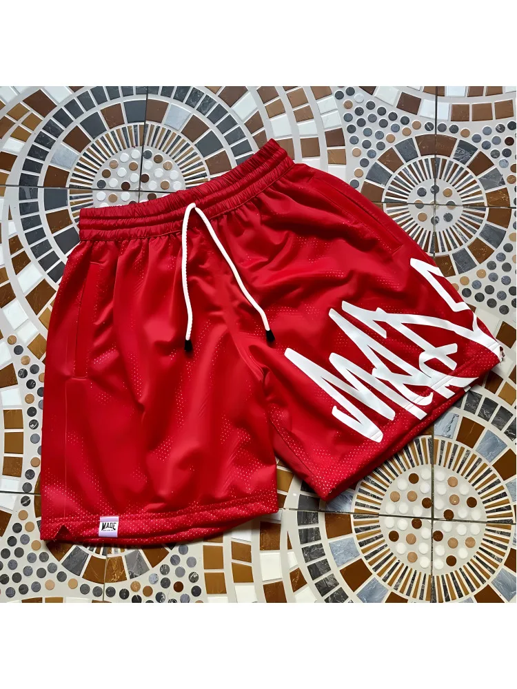 New Men\'s Summer Running Shorts Casual Jogging Gym Shorts Solid Drawstring Loose Dry Gymnastics Gymnastics Shorts