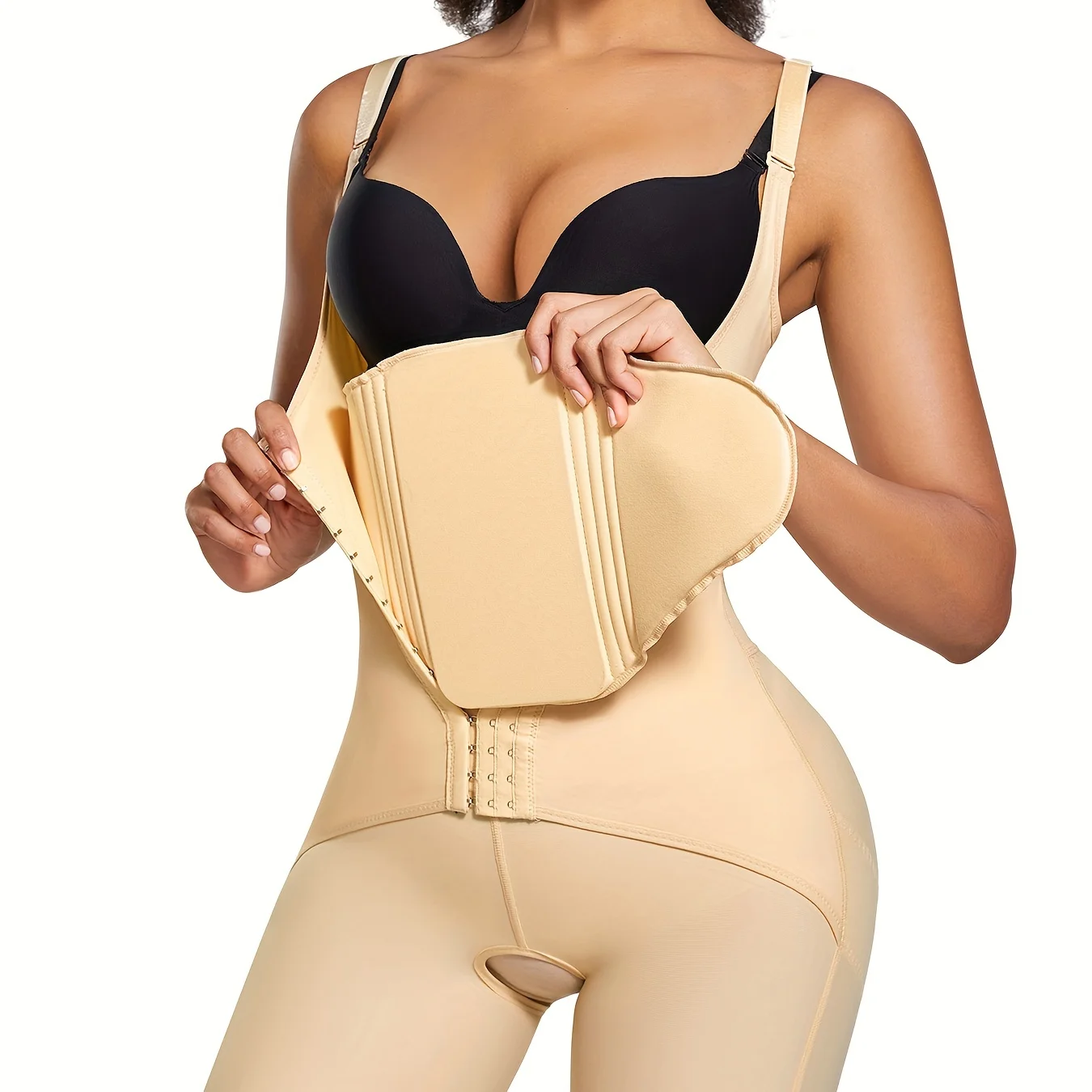 Tabla de compresión abdominal posparto y poscirugía para mujer: diseño ergonómico de mariposa con tela suave transpirable