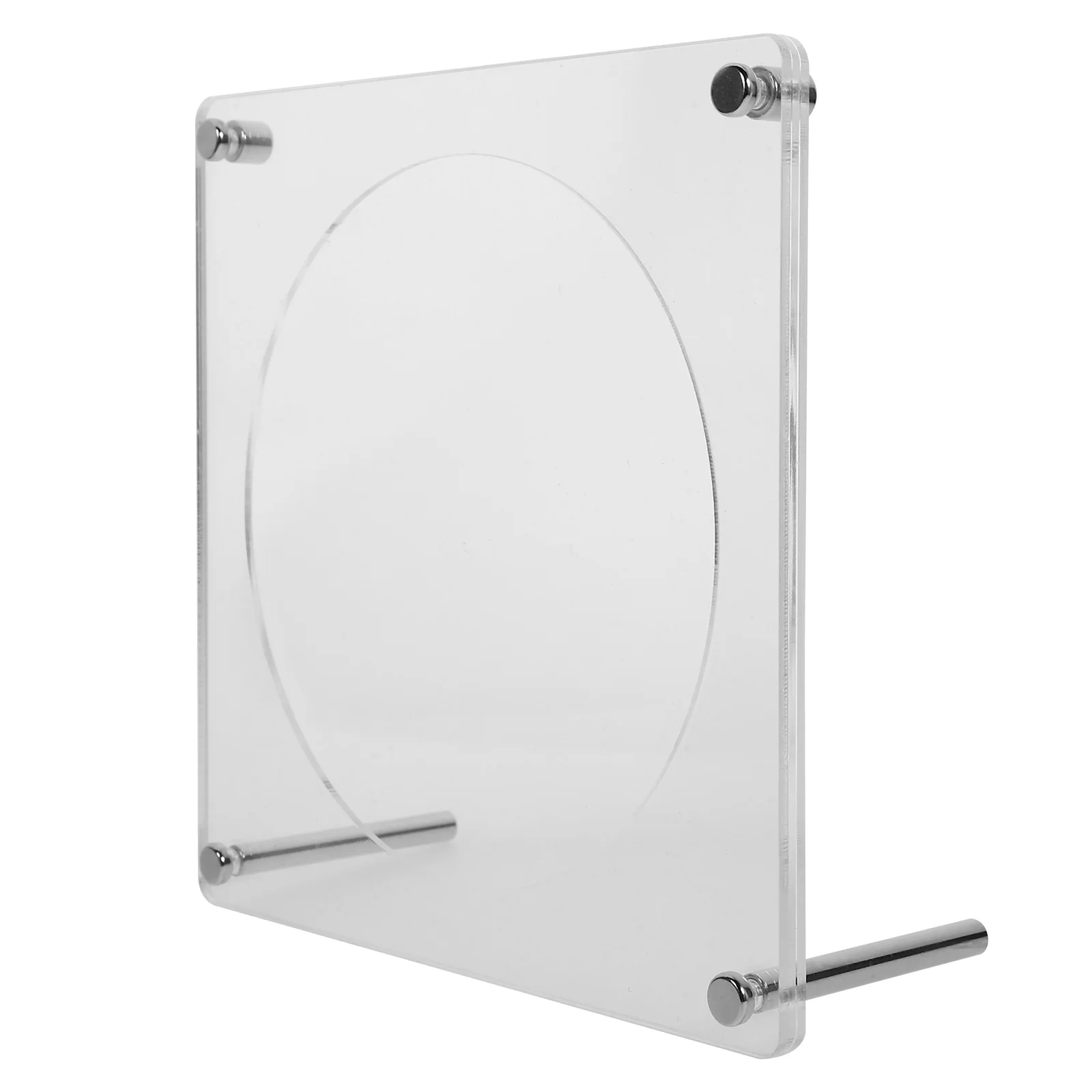 Transparent Acrylic Display Stand Size Bedroom Living Room Vinyl Record Storage Rack Stand Rack Elegant Tabletop