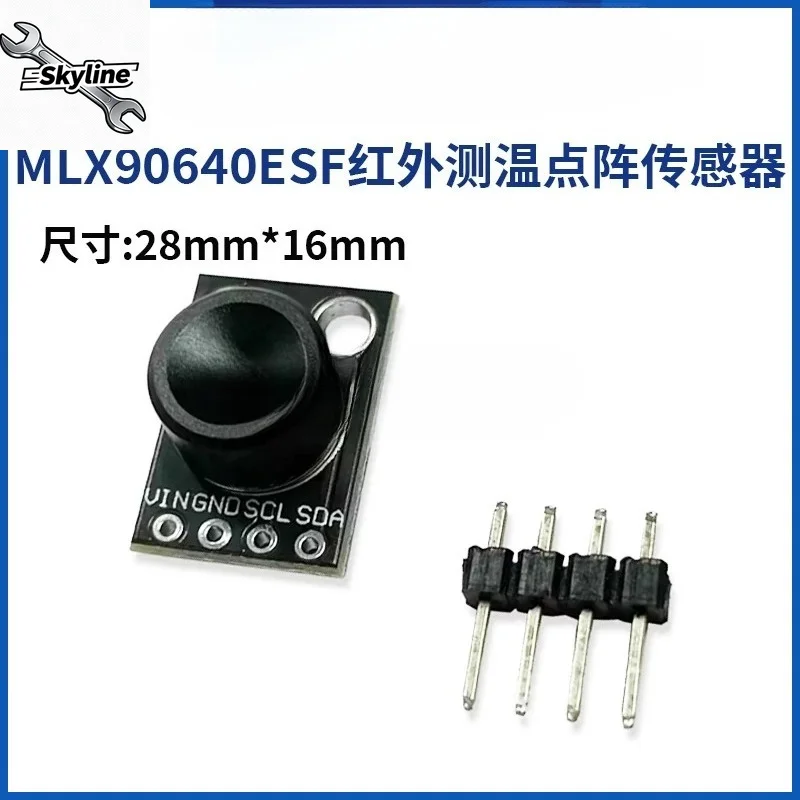 MLX90640ESF-BAA/BAB Infrared Temperature Measurement Lattice Sensor Module, Infrared Imaging/IR Thermal Imager