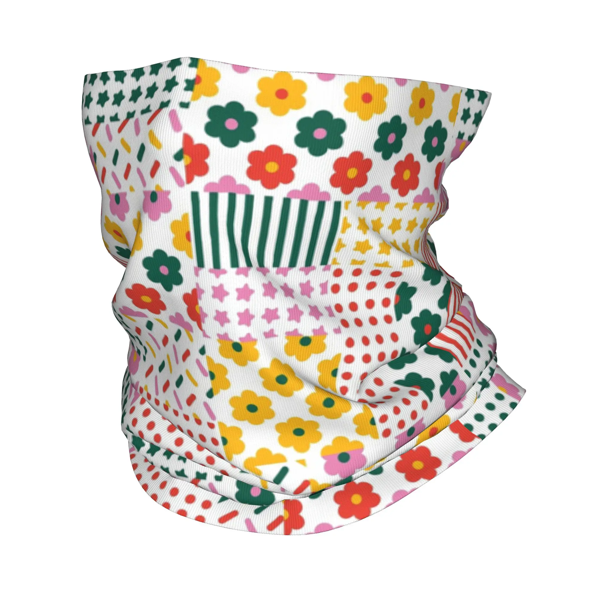

Adorable Floral Patterned Bandana Neck Gaiter Printed Mask Scarf Multifunction Headband Running For Men Women Adult