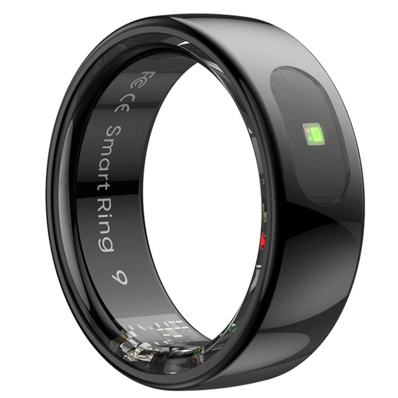 R08 Waterproof Smart Ring Unisex, Health Monitor with Touch Function, Smart Ring with Skin Temperature Measurement-VVBC