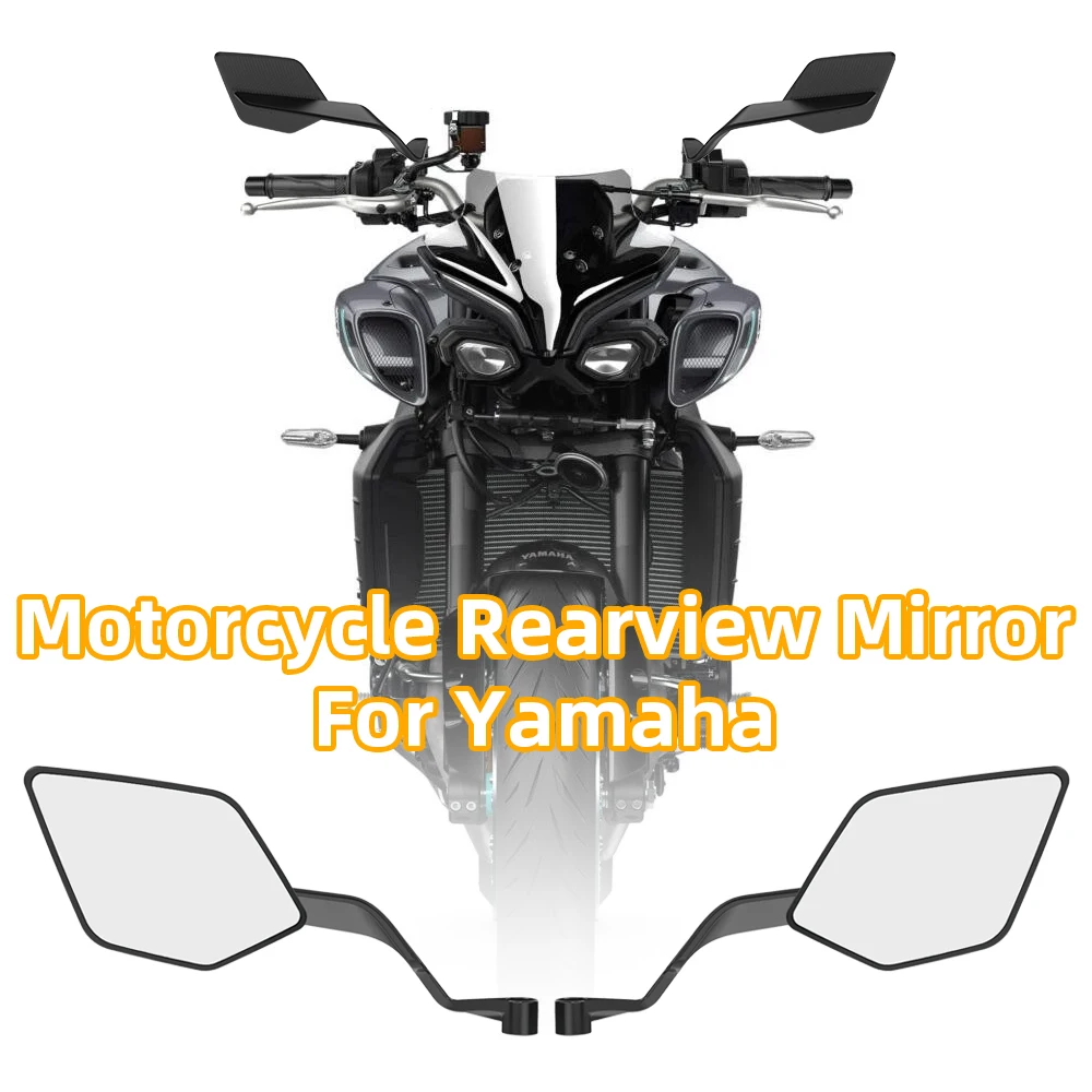 Espejo retrovisor Universal para motocicleta Yamaha MT10 MT09 MT07 Tracer 9 7 GT 900 700 FZ07 FZ09 Tenere 700 Sport